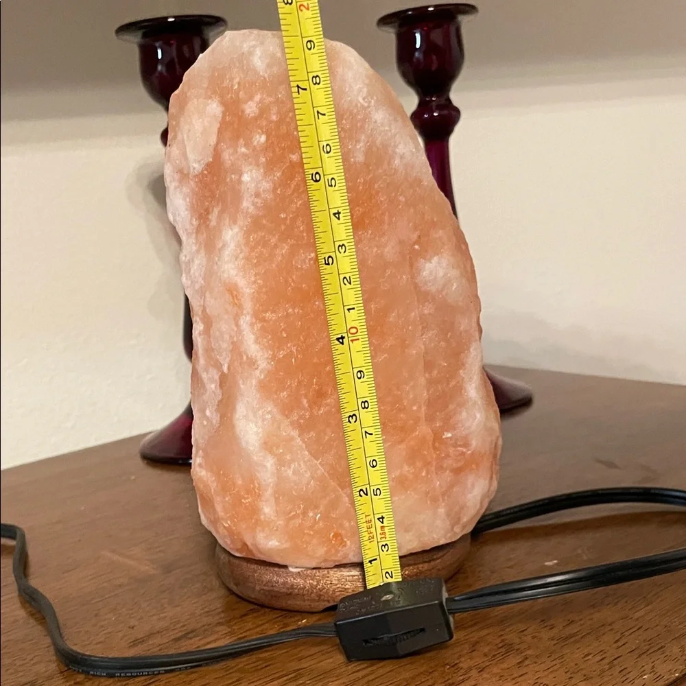 Himalayan Salt Lamp - Warm Orange Glow Home Accent